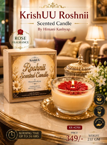 Premium luxury gifting with scented candles, ittar and perfumes at KrishUU Ghaziabad